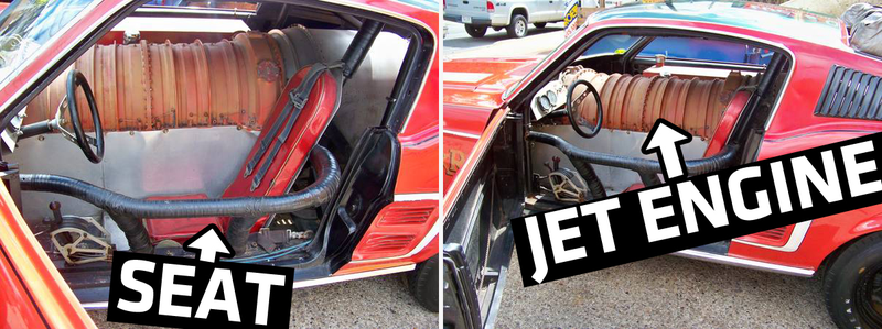 Illustration for article titled Is This 308 MPH Jet Dragster The Coolest Mustang On Sale Today?